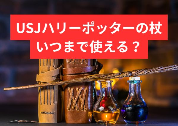 USJハリーポッターの杖はいつまで使える？昔買ったマジカル・ワンドの使用期限を解説