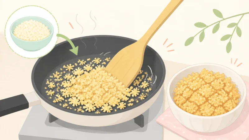 天かすはパン粉で代用できる?簡単な作り方と使い方のコツ