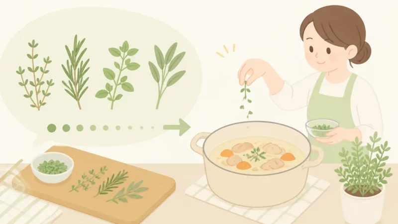 タイムの代用に使える香草は？料理別の選び方と使い方を紹介
