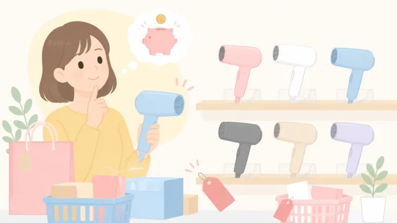 ドライヤーが売ってる場所は？家電量販店や通販などを紹介