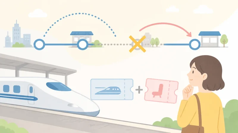 乗車券で途中下車し、違う駅から乗車できる?条件と注意点を解説